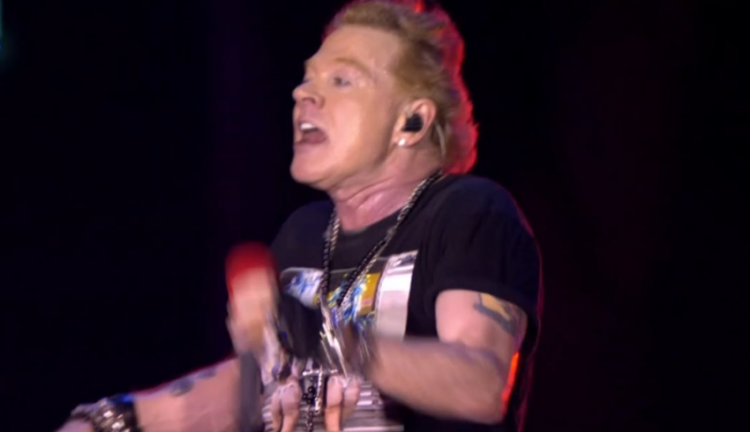 Axl Rose no Rock in Rio