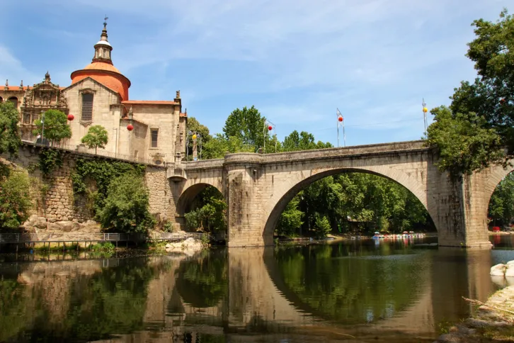 Ponte sobre o Tâmega, em Portugal