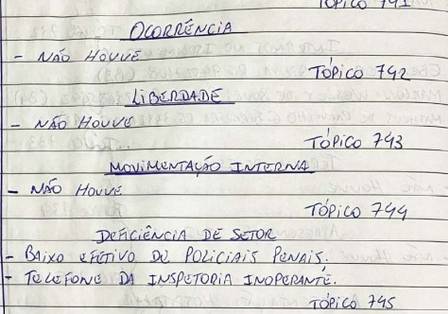 Secretária informa à Justiça que não houve registro de falta de energia em presídio do qual detentos fugiram