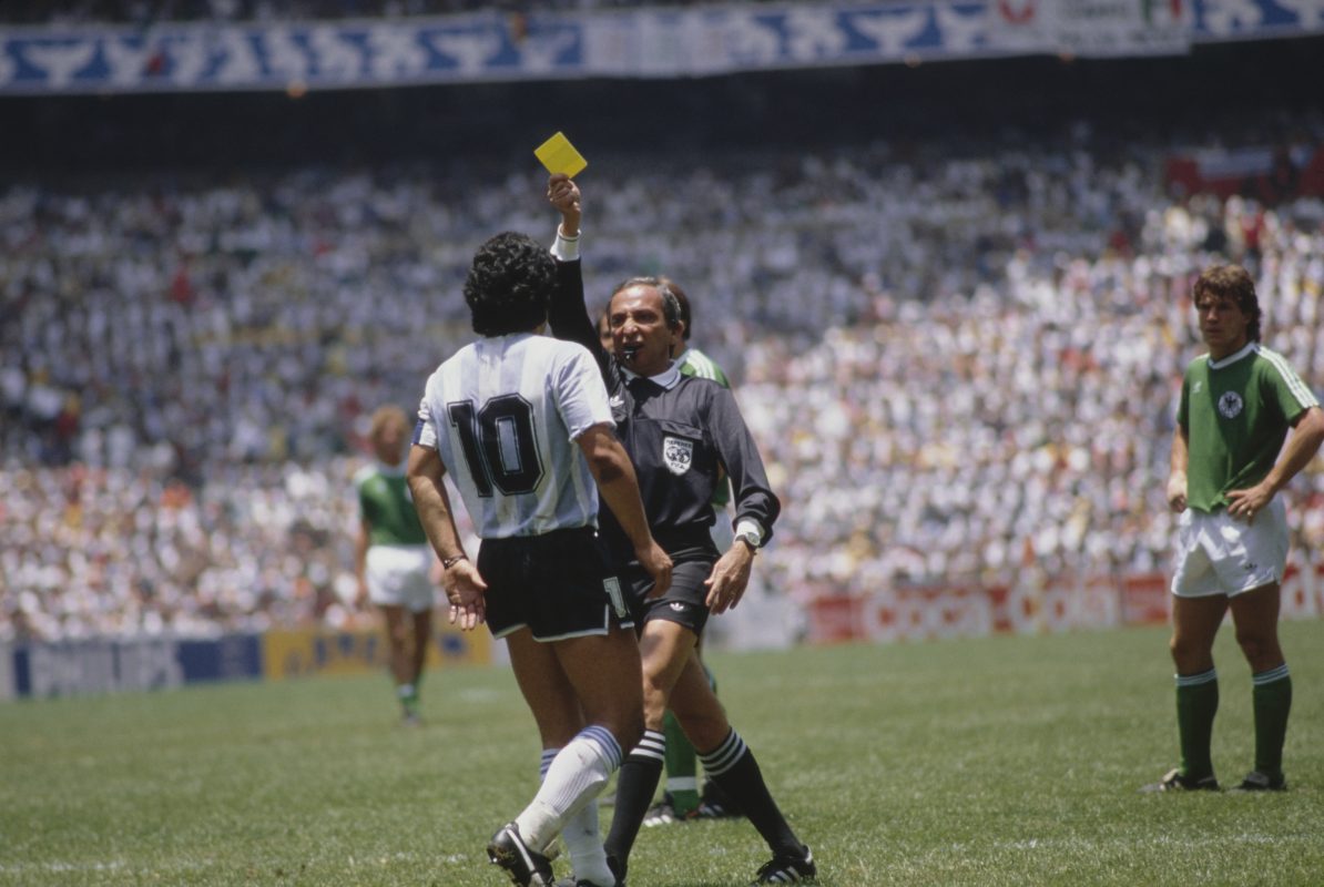 Mexico Argentina Copa do Mundo 1986 Romualdo Arppi Maradona Bongarts