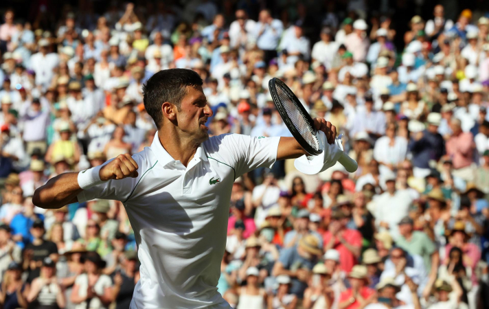 Djokovic está na final de Wimbledon