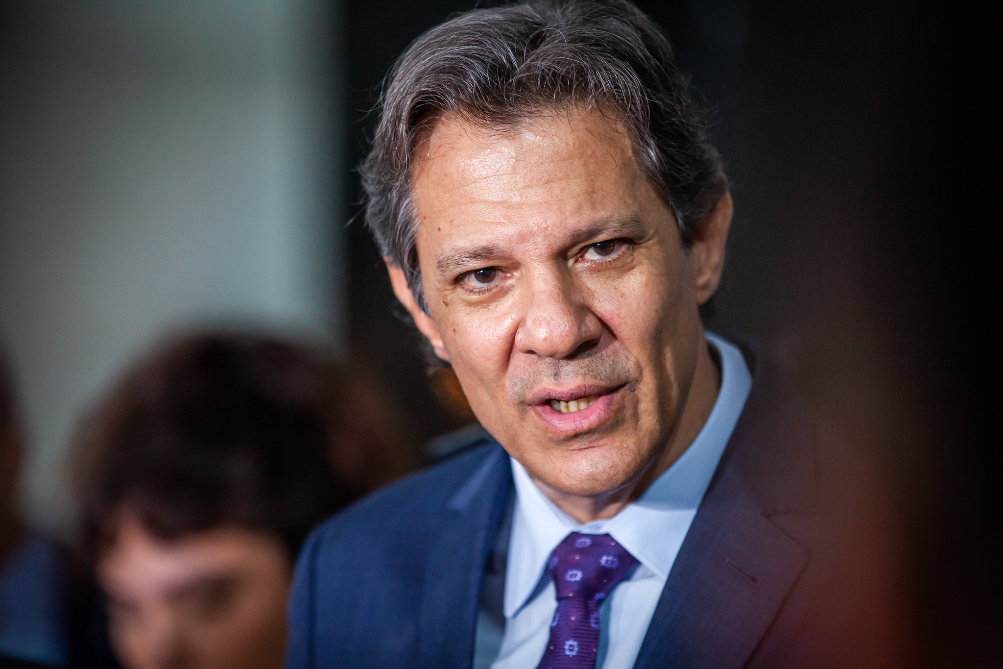 O ministro da Fazenda, Fernando Haddad