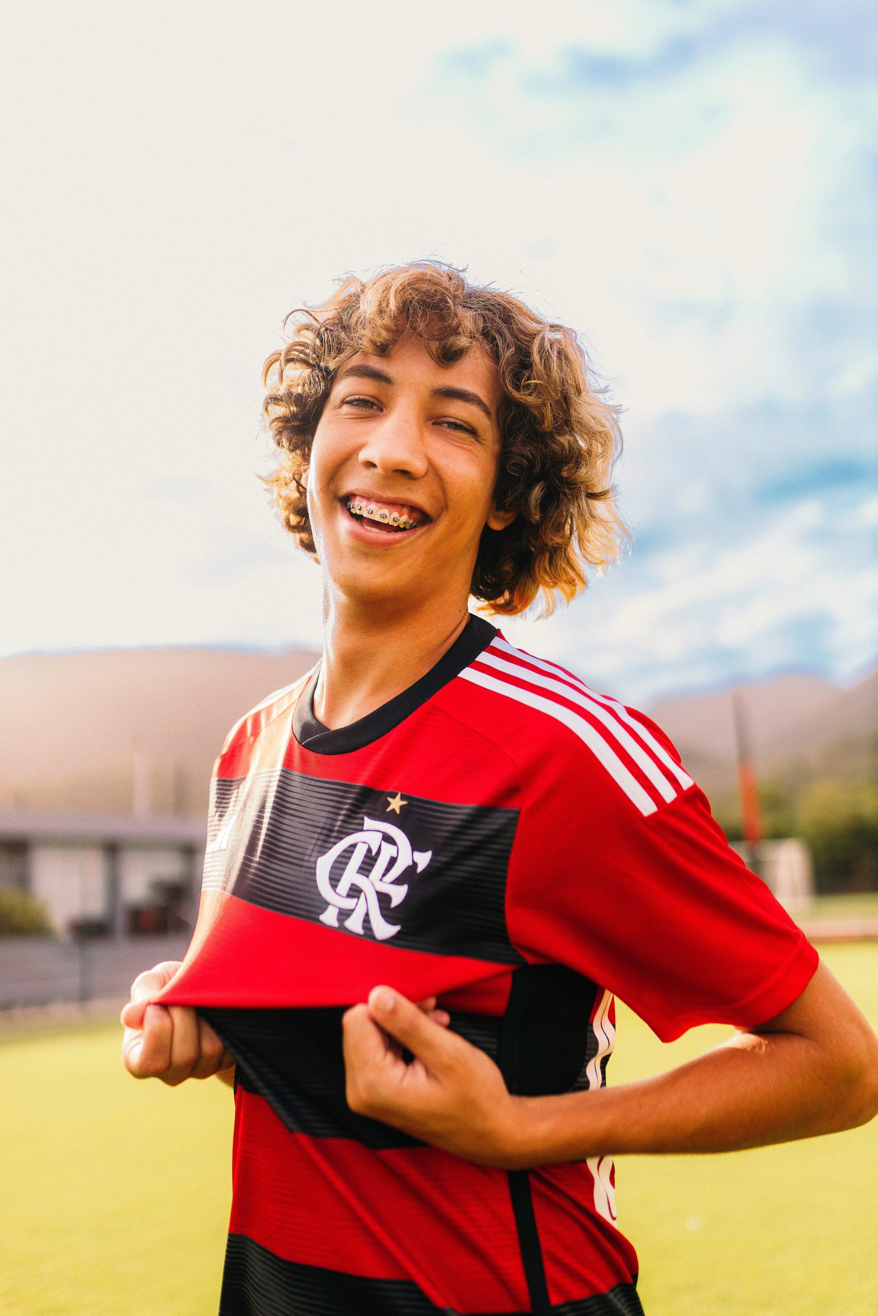 @Xurrasco_021 participa de peneira do Flamengo