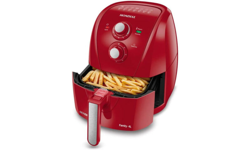 Air Fryer vermelha, a mais vendida na Amazon, agora por R$ 400