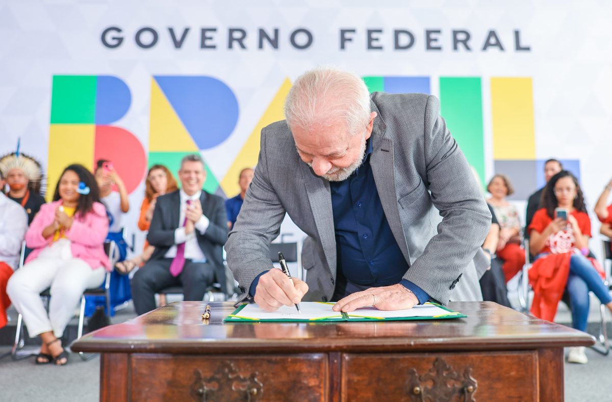 O presidente Luiz Inácio Lula da Silva