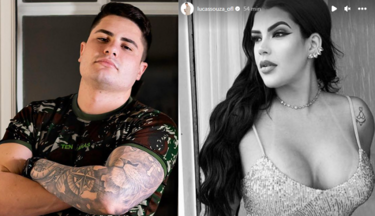 Montagem com Lucas Souza e Luanne Jardim