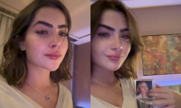 Jade Picon chora no cenário de Travessia