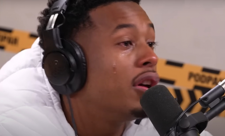 Paulo André chorando