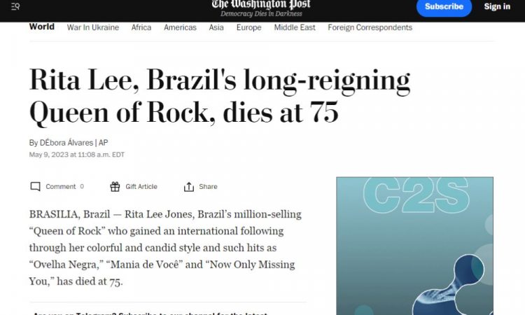 rita lee washington post