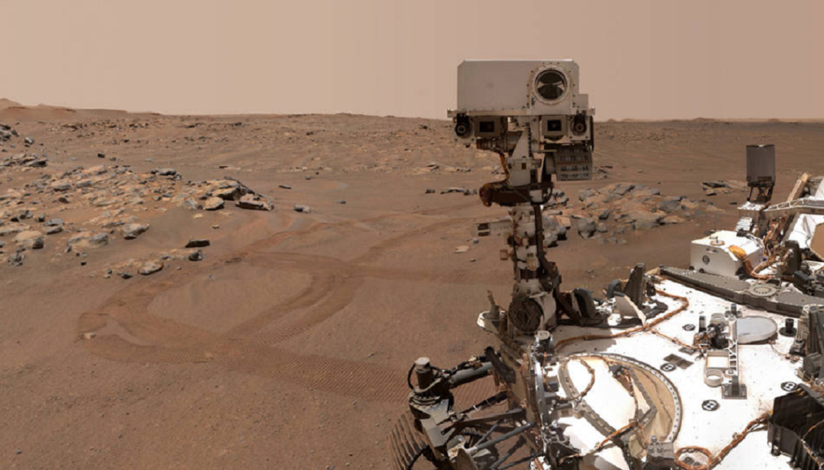 rover perseverance na cratera jezero