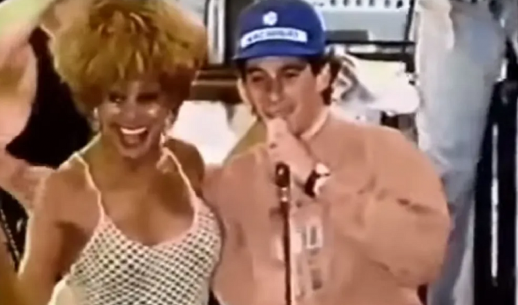 Tina Turner e Ayrton Senna