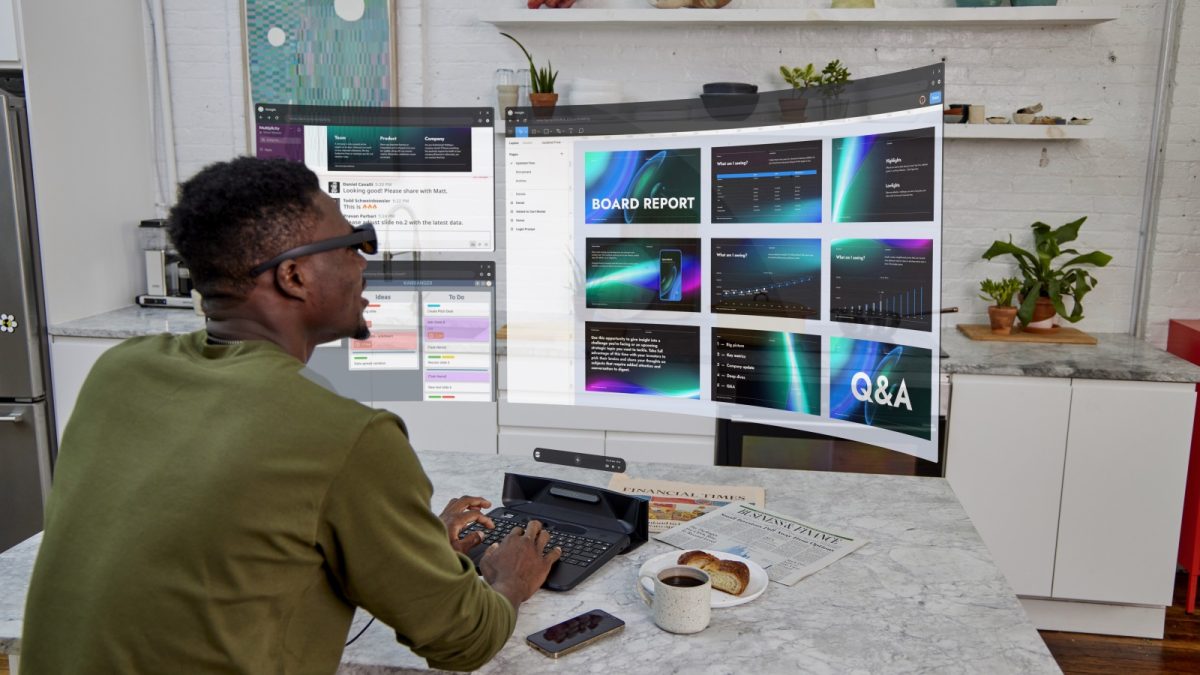 Spacetop: startup de Israel lança laptop com tela em realidade virtual