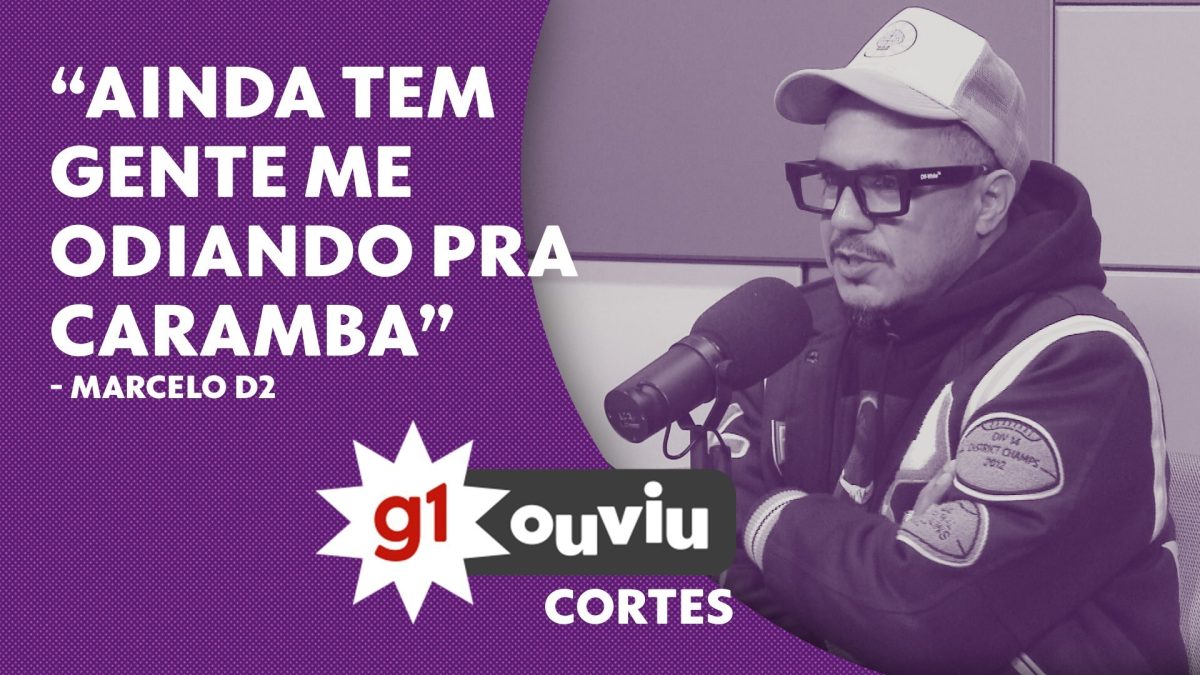 VÍDEOS: Marcelo D2 no G1 Ouviu