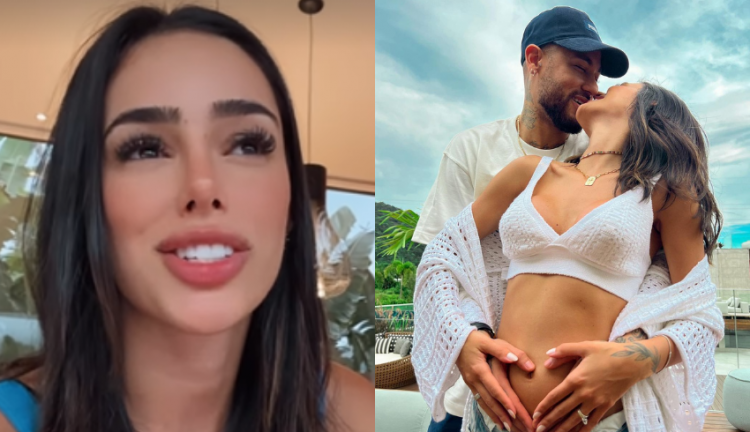 Montagem com Bruna Biancardi e Neymar