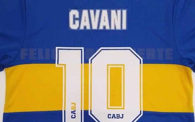 Edinson Cavani vestirá a camisa 10 no Boca Juniors Edinson Cavani vestirá a camisa 10 no Boca Juniors