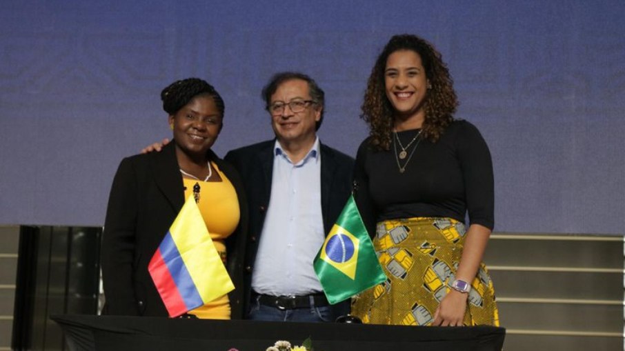 Anielle Franco e Francia Márquez, vice-presidente da Colômbia Anielle Franco e Francia Márquez, vice-presidente da Colômbia
