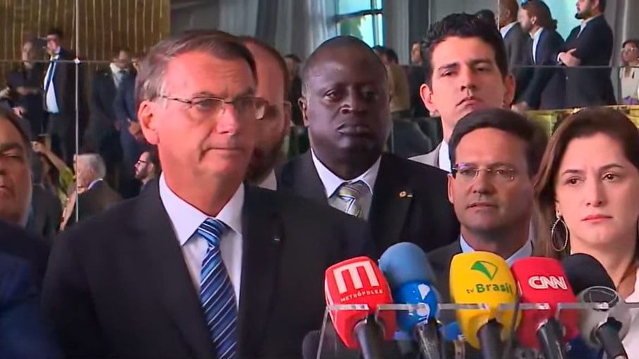 Primeiro discurso de Bolsonaro após derrota Primeiro discurso de Bolsonaro após derrota