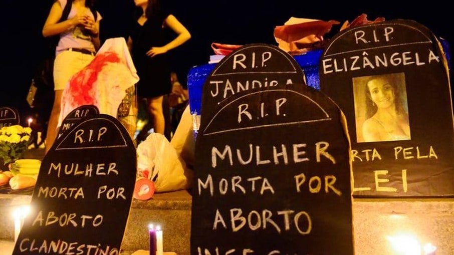 Protesto contra a criminalização do aborto Protesto contra a criminalização do aborto