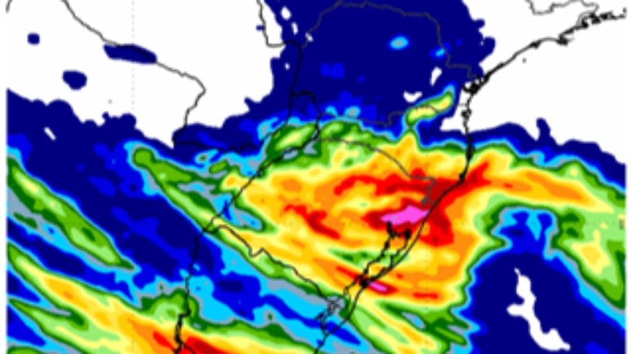 Mapa de acumulado de chuva em 24h no dia 02/09/2023, às 18 UTC (15h)
