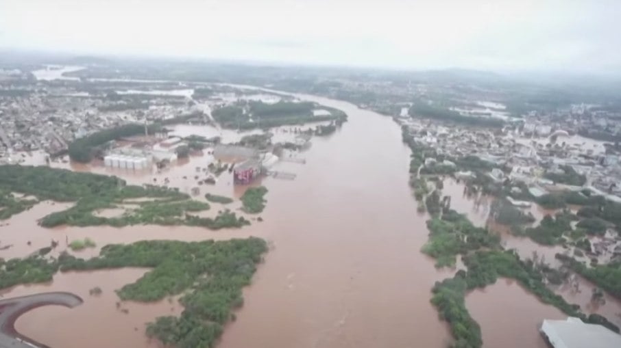 Ciclone no Sul provocou cheia de rios, causando enchentes em diversos municípios do Rio Grande do Sul Ciclone no Sul provocou cheia de rios, causando enchentes em diversos municípios do Rio Grande do Sul
