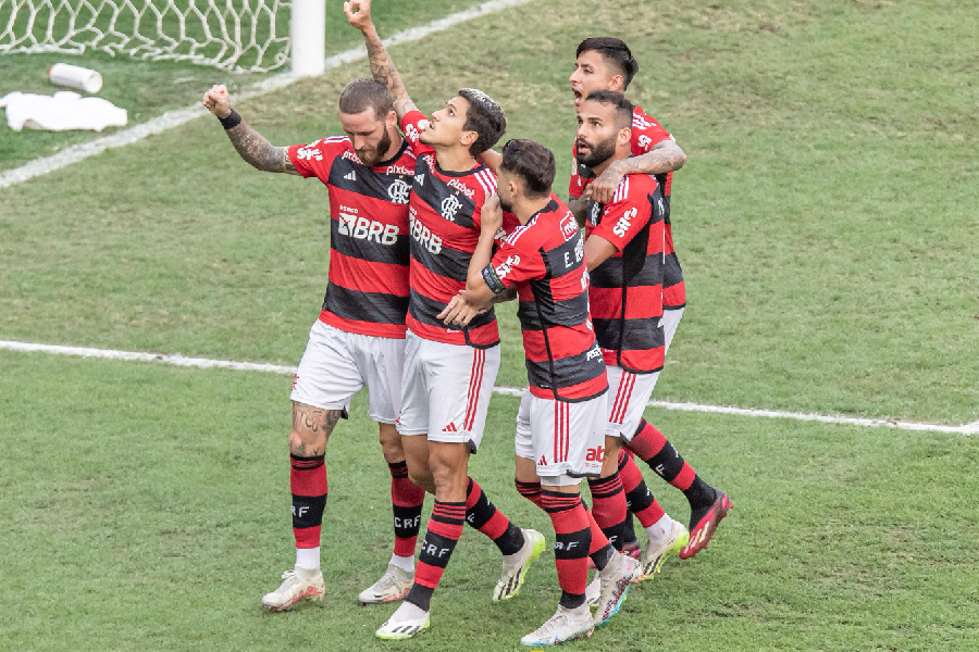 Pedro marcou o único gol da partida - Maga Jr/Agência F8/Gazeta Press
