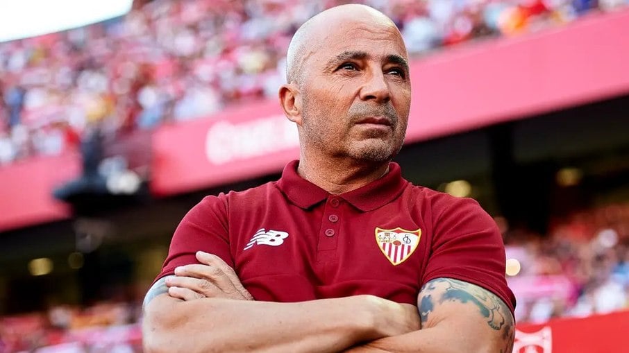 Sampaoli comandou o Sevilla na temporada 2022/23 Sampaoli comandou o Sevilla na temporada 2022/23