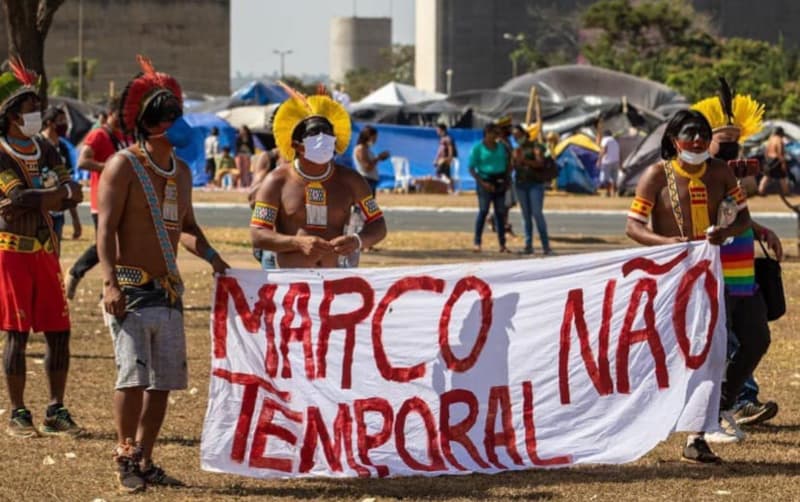 “Consequências drásticas para agropecuária”, diz CNA sobre o marco temporal 2 Protesto