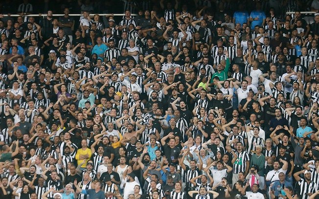 Torcida do Botafogo no Nilton Santos 
