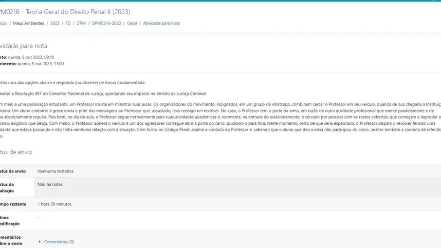 Prova de Janaína Paschoal na USP sugere tiro em aluno e gera revolta Prova de Janaína Paschoal na USP sugere tiro em aluno e gera revolta