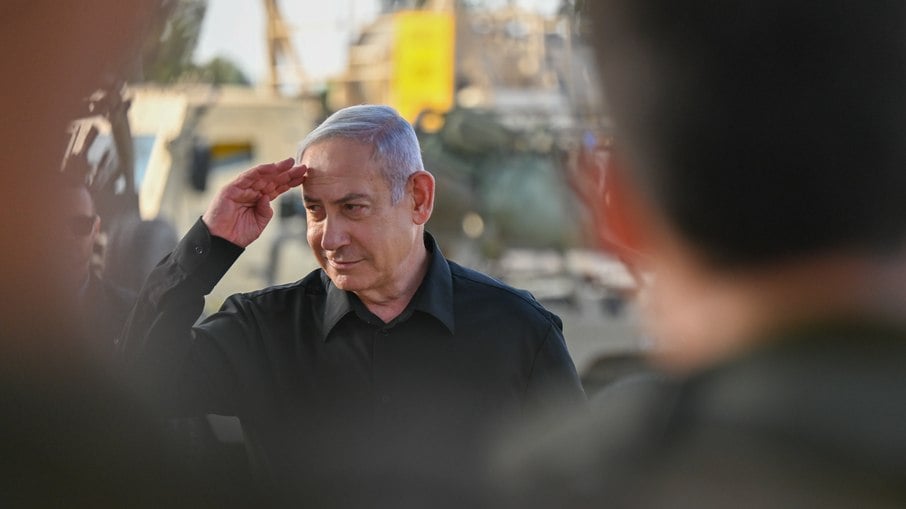 Visita do primeiro-ministro israelense, Benjamin Netanyahu, à unidade Yalam do Corpo de Engenharia Visita do primeiro-ministro israelense, Benjamin Netanyahu, à unidade Yalam do Corpo de Engenharia