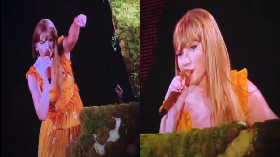 Taylor Swift pausou show para dar água aos fãs: 