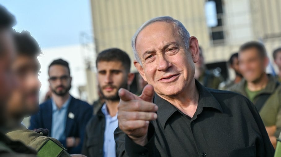 Visita do primeiro-ministro israelense, Benjamin Netanyahu, à unidade Yalam do Corpo de Engenharia Visita do primeiro-ministro israelense, Benjamin Netanyahu, à unidade Yalam do Corpo de Engenharia