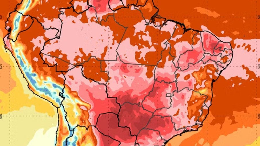 Onda de calor deve elevar as temperaturas em todo o país