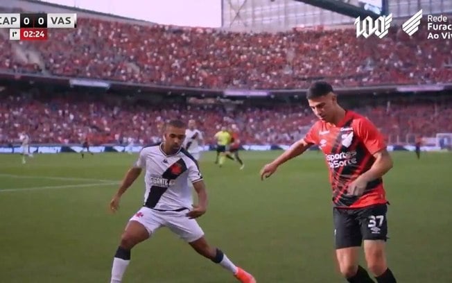 Vasco perdeu poir 1 a 0 para o Athletico-PR, neste domingo (5), na Ligga Arena, pelo Campeonato Brasileiro