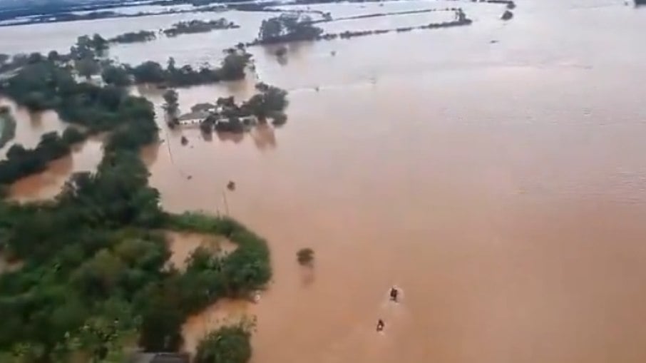 Cidade de Santa Maria, no RS, ficou submersa após fortes temporais