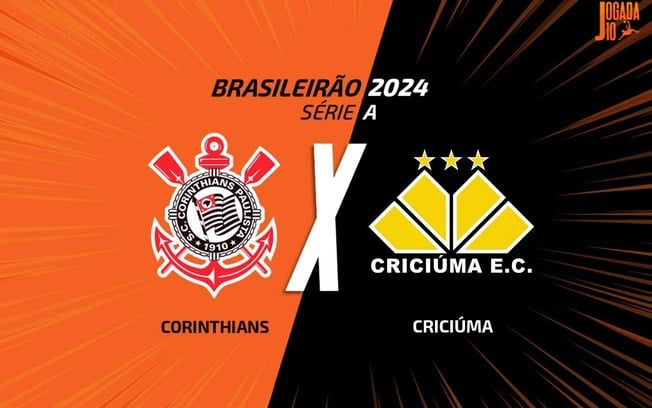 Corinthians e Criciúma se enfrentam pela 17ª rodada do Brasileirão