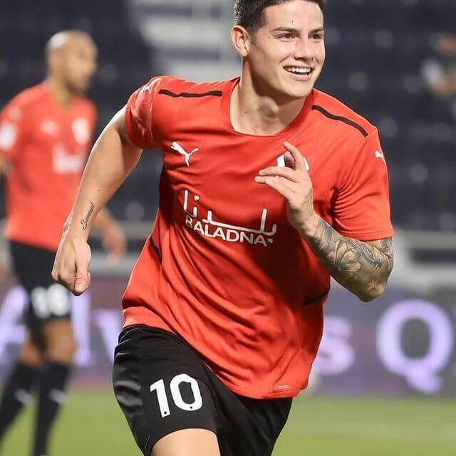 Reprodução/Instagram James Rodríguez Reprodução/Instagram