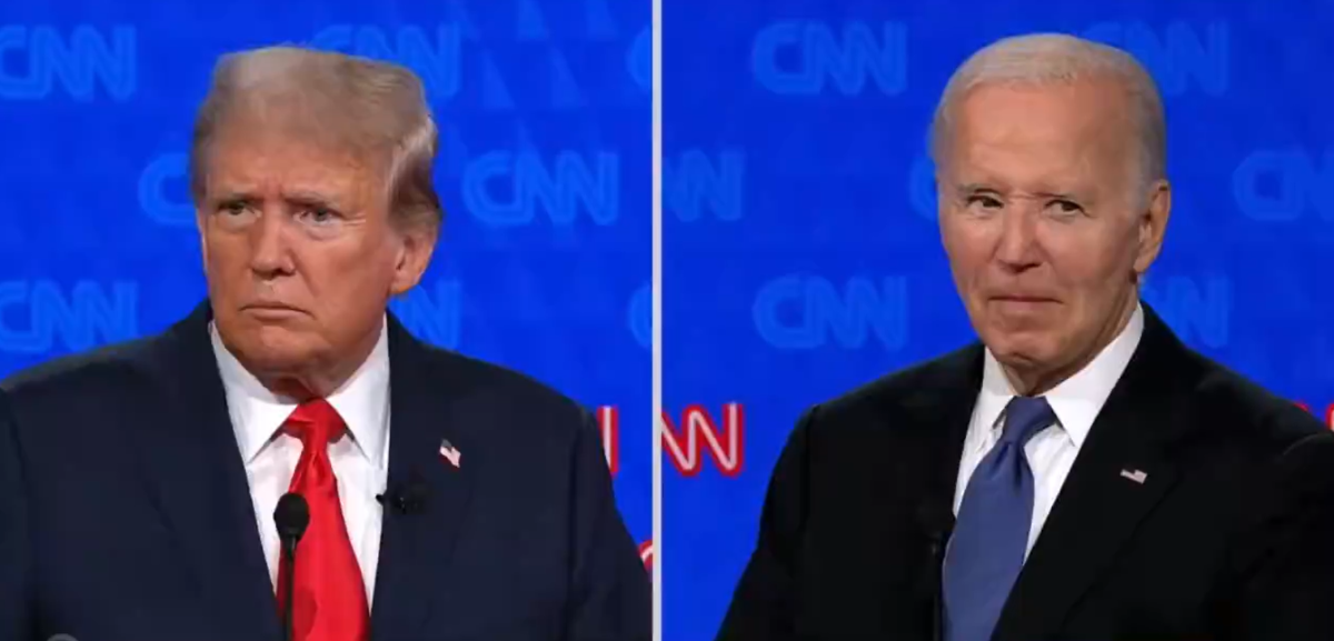 Trump e Biden discutiram quem é melhor no golfe durante debate Reprodução: Redes Sociais