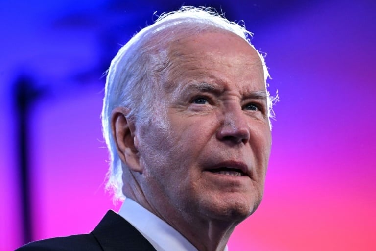 O presidente dos EUA, Joe Biden, candidato democrata à Casa Branca nas eleições de 2024, em Washington, EUA, em 11 de junho de 2024 Saul Loeb 