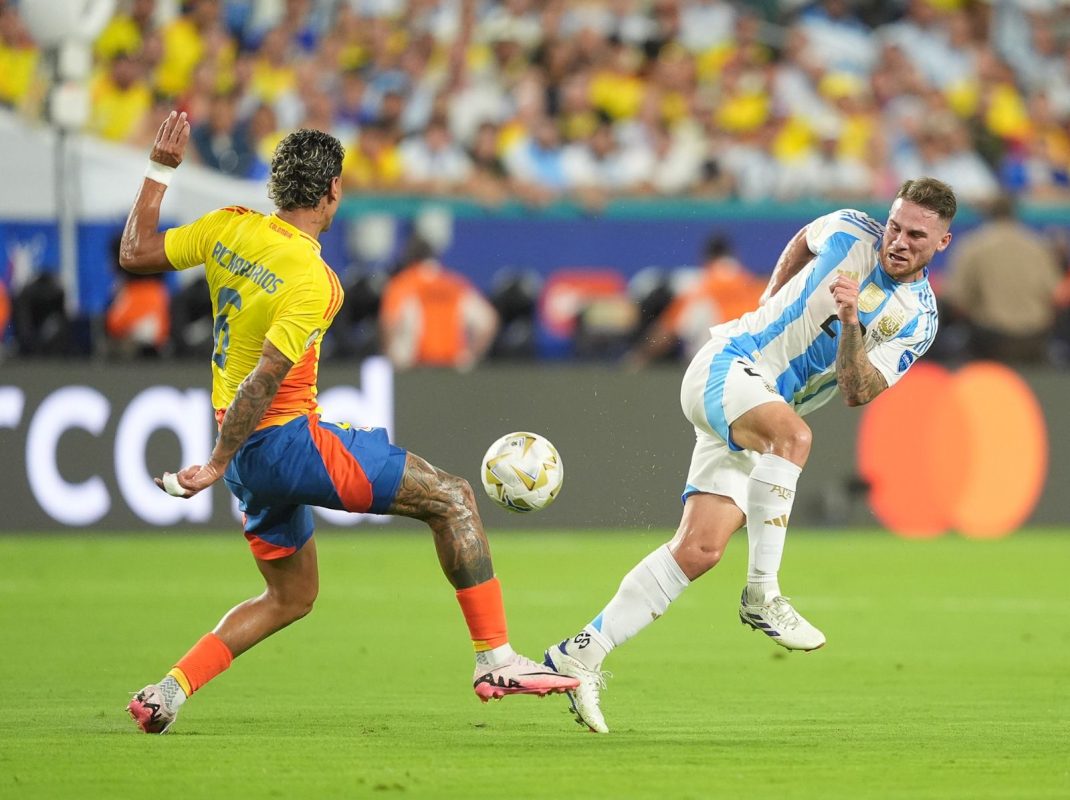 Reprodução/X Argentina x Colômbia - Final da Copa América 2024 Reprodução/X
