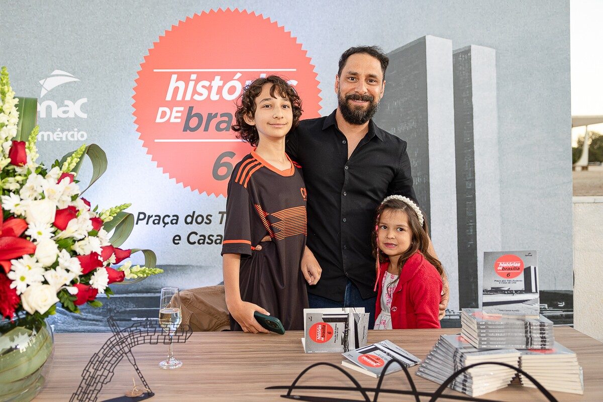 Pedro Amador, João Carlos Amador e Cecilia Amador