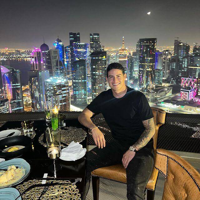 Reprodução/Instagram James Rodríguez Reprodução/Instagram