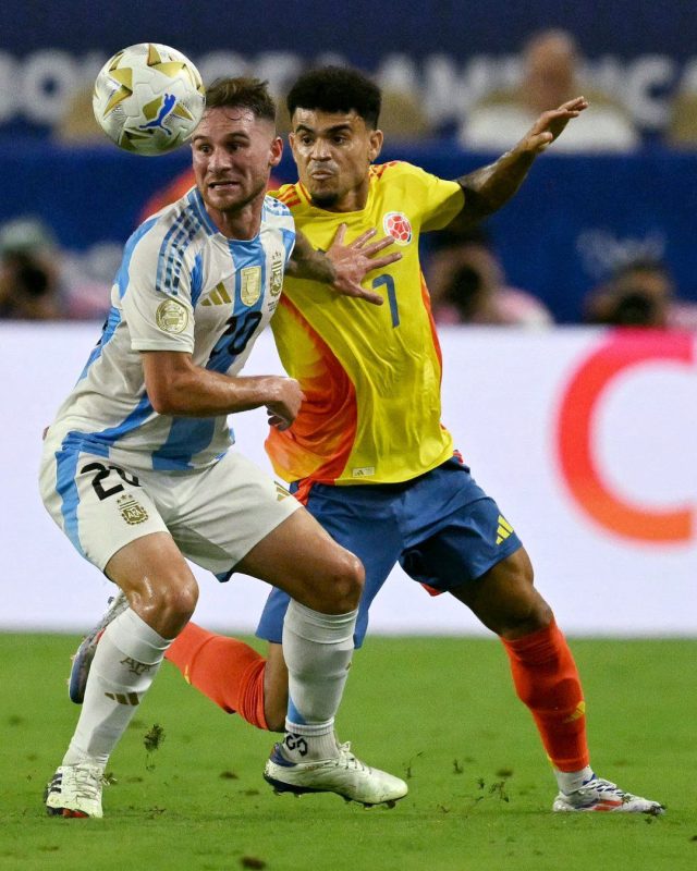 Reprodução/X Argentina x Colômbia - Final da Copa América 2024 Reprodução/X