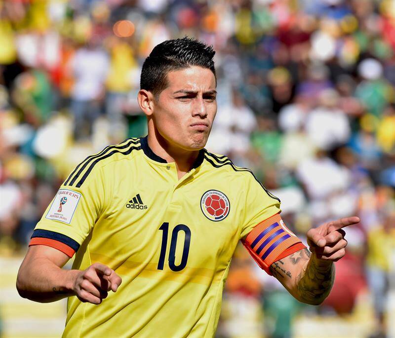 Divulgação James Rodriguez Colômbia Divulgação