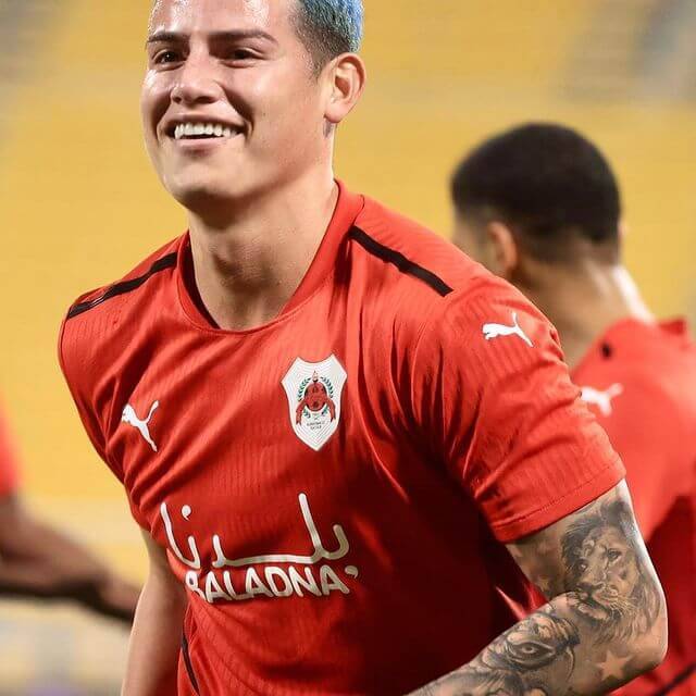 Reprodução/Instagram James Rodríguez Reprodução/Instagram