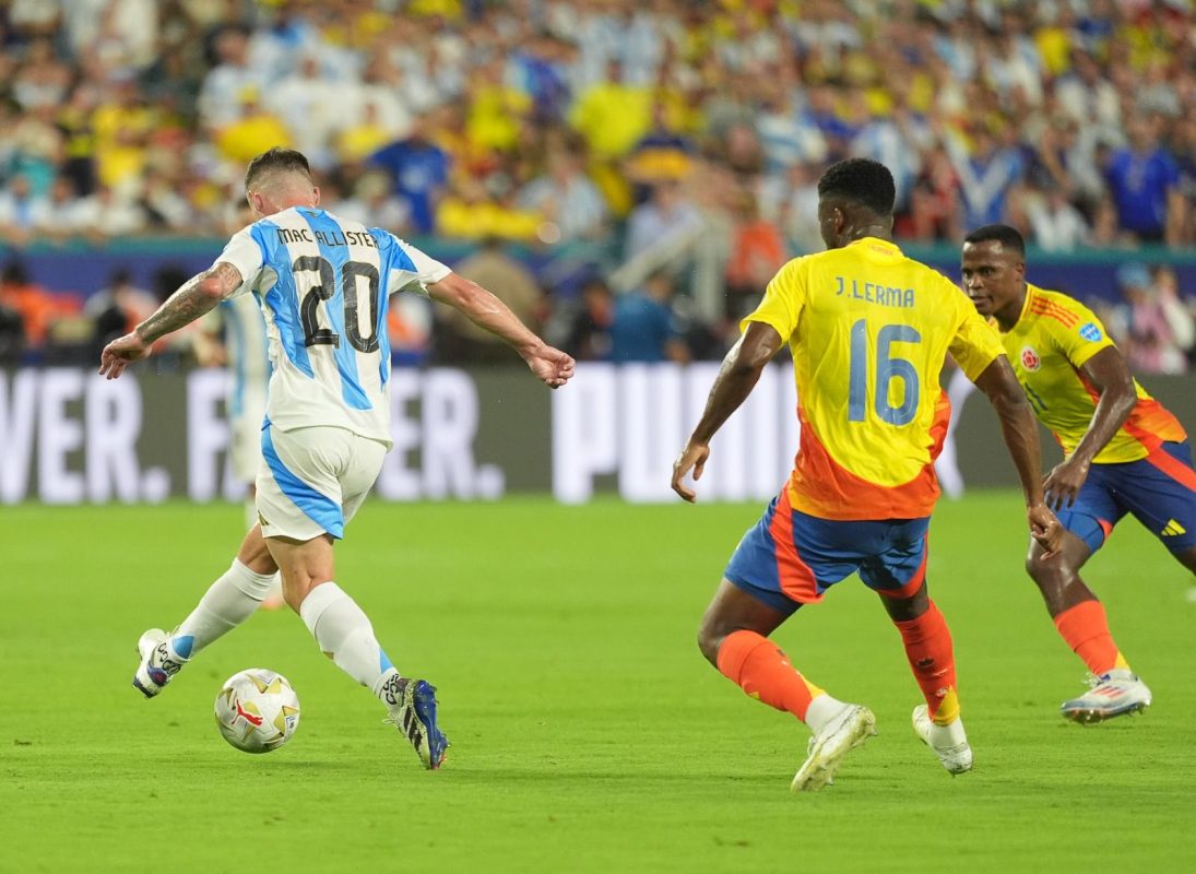 Reprodução/X Argentina x Colômbia - Final da Copa América 2024 Reprodução/X