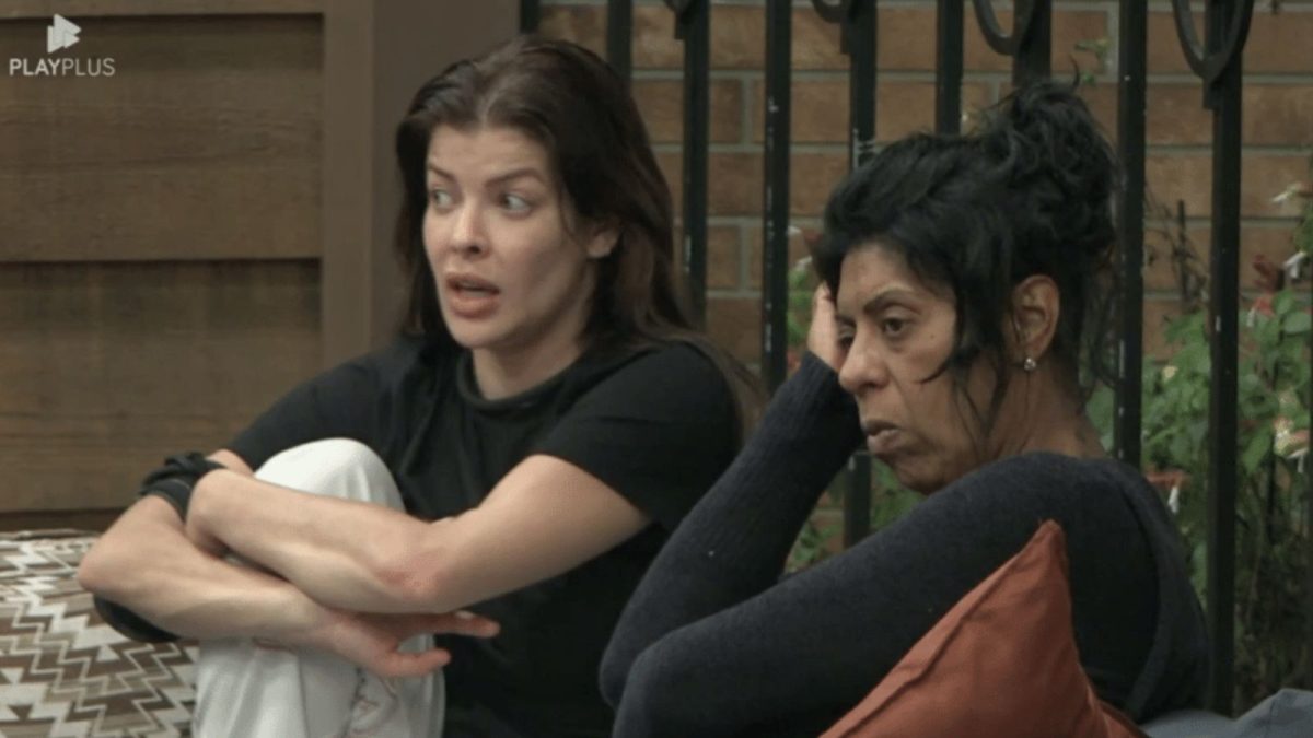 Reprodução/Record - 19.12.2023 Jaquelline Grohalski e Márcia Fu em