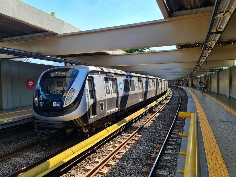 Esquema de funcionamento do MetrôRio para os shows do Bruno Mars no Engenhão