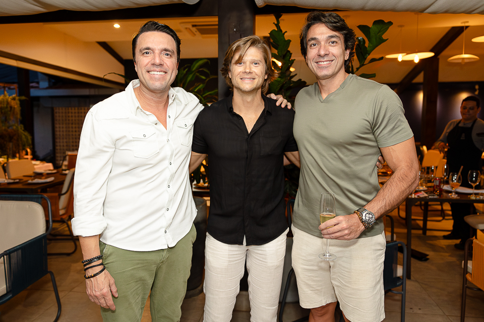Giampiero Rosmo, Rodrigo Leda e Bruno Miranda