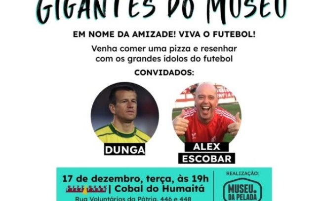 Museu da Pelada promove encontro entre ex-técnico da Seleção e jornalista Museu da Pelada promove encontro entre ex-técnico da Seleção e jornalista